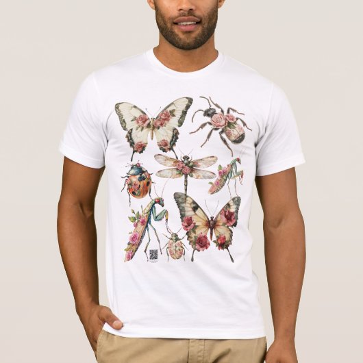 Bloem Insecten T-shirt (Voorkant)