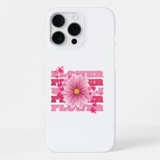 Bloem iPhone Hoesje (Achterkant)