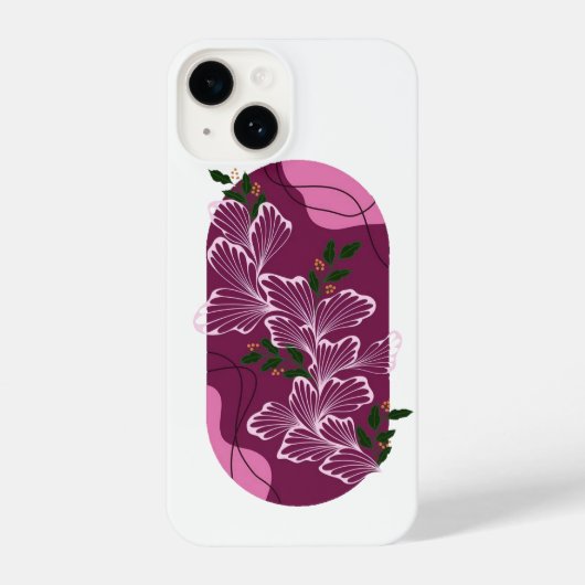 bloem iPhone hoesje (Achterkant)