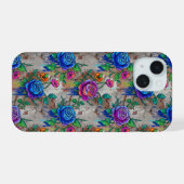 Bloem iPhone hoesje 15 Case (Achterkant horizontaal)