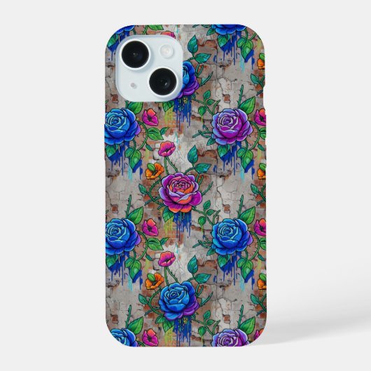 Bloem iPhone hoesje 15 Case (Achterkant)