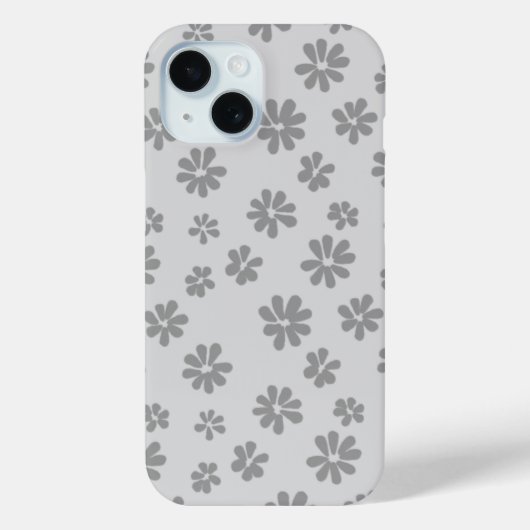 Bloem iPhone Hoesje – Elegant Bloem-Thema (Achterkant)