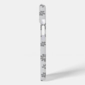 Bloem iPhone Hoesje – Elegant Bloem-Thema (Achterkant / Links)