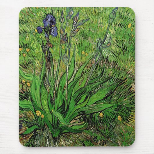 bloem, Iris van Vincent van Gogh Muismat (Voorkant)