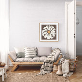 Bloem is Bloem | Retro Bruin BG Poster