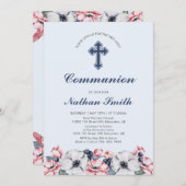 Bloem, Jongen | Eerste Communie / Confirmatie Kaart (Voorkant / Achterkant)