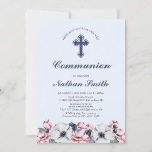Bloem, Jongen Eerste Communie / Confirmatie Kaart
