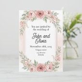 bloem kaart (Staand voorkant)