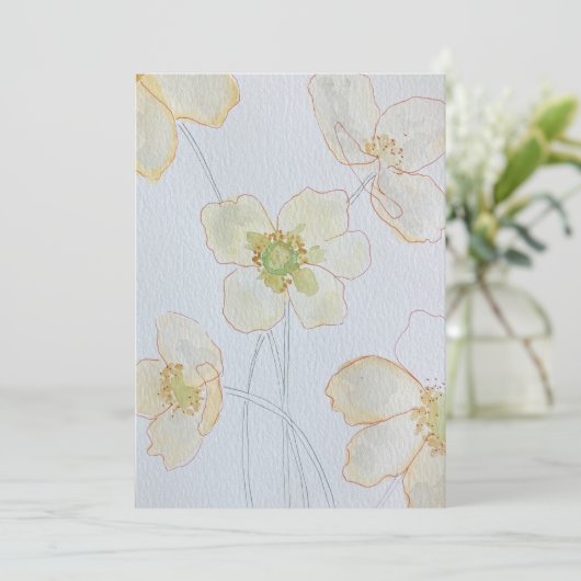 bloem- kaart (Staand voorkant)