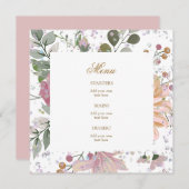 bloem kader menu (Voorkant / Achterkant)