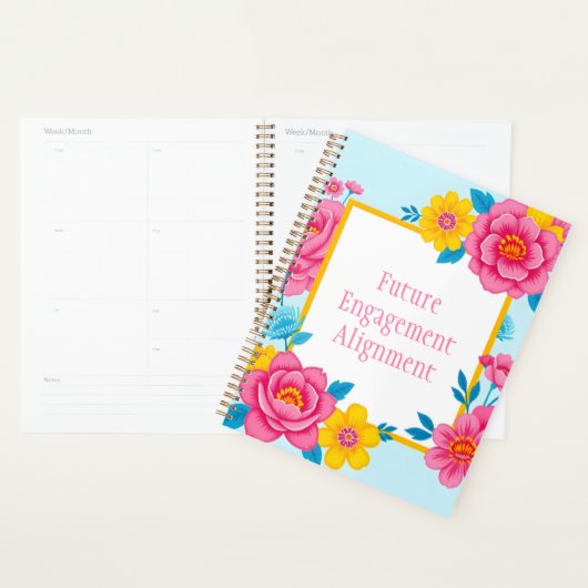 Bloem Kader met Levendige Bloemen Planner (Display)