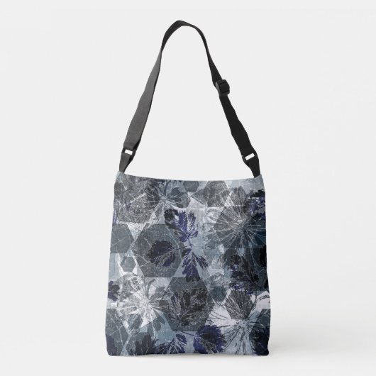 Bloem Kaleidoscoop. Crossbody Tas (Achterkant)
