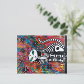 Bloem Kat Briefkaart (Staand voorkant)