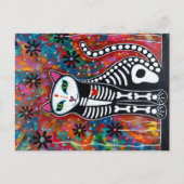 Bloem Kat Briefkaart (Voorkant)