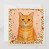 Bloem Kat Kaart. Kaart (Voorkant)