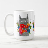 Bloem Kat Koffiemok (Links)