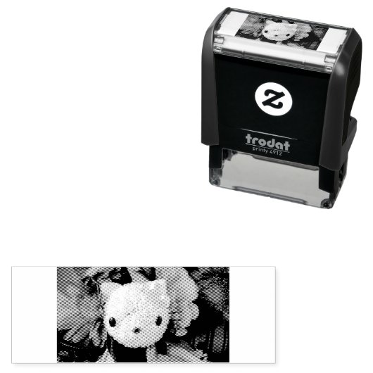 Bloem Kat Zelfinktende Stempel (In situ)