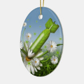 Bloem Keramisch Ornament (Links)