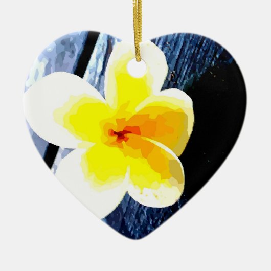 Bloem Keramisch Ornament (Voorkant)