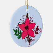 bloem keramisch ornament (Rechts)