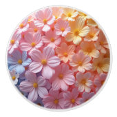 bloem keramische knop (Voorkant)