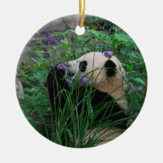 Bloem Kind Bao Bao Giant Panda Cub-versiering Keramisch Ornament