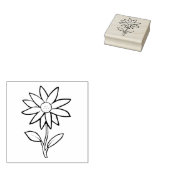 Bloem KiniArt Rubber Stamp Rubberstempel (Gestempeld)
