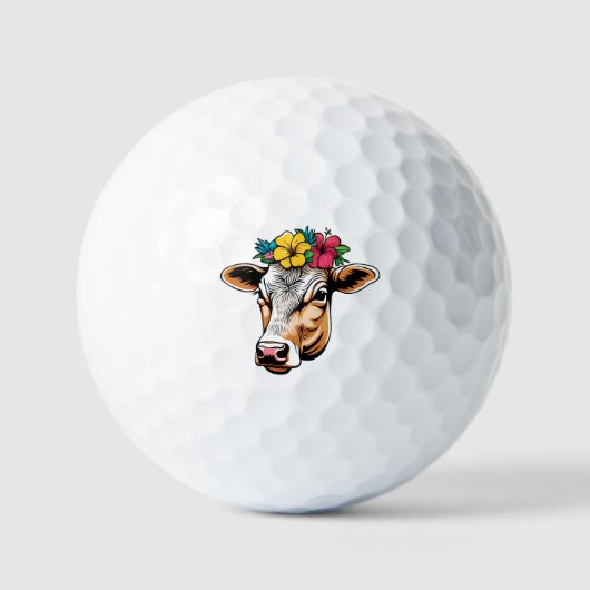 Bloem Koe Golfballen (Voorkant)