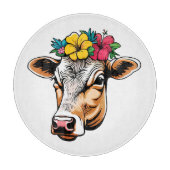 Bloem Koe Snijplank (Voorkant)