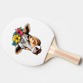 Bloem Koe Tafeltennisbatje (Zijkant)