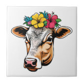 Bloem Koe Tegeltje (Voorkant)