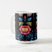 bloem koffiemok (Voorkant links)
