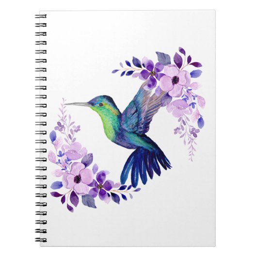 Bloem Kolibrie Journaal Notitieboek (Voorkant)