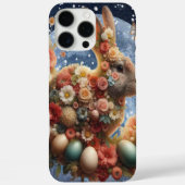 Bloem Konijn Pasen Case-Mate iPhone Case (Achterkant)
