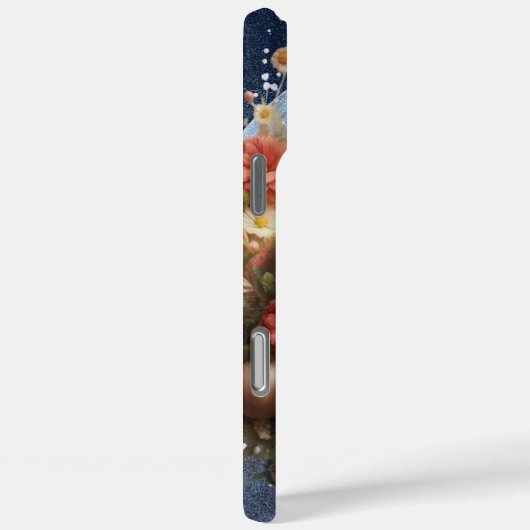 Bloem Konijn Pasen Case-Mate iPhone Case (Achterkant / Rechts)