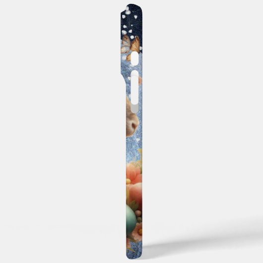 Bloem Konijn Pasen Case-Mate iPhone Case (Achterkant / Links)