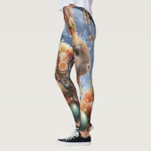 Bloem Konijn Pasen  Leggings (Links)