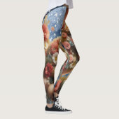 Bloem Konijn Pasen  Leggings (Rechts)