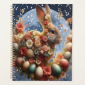 Bloem Konijn Pasen  Planner (Voorkant)