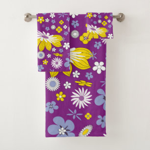 bloem kracht badhanddoek set bad handdoek