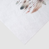 Bloem Kristal Veer Droomvanger Boho Tissuepapier (Detail)