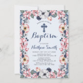 Bloem & Kruis | Jongensdoop / doop Kaart (Voorkant)