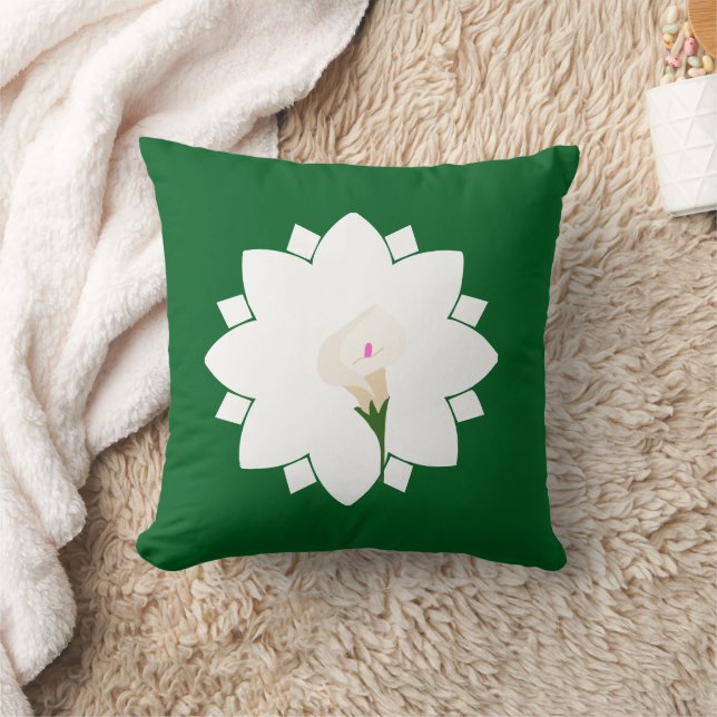 bloem kussen (Deken)