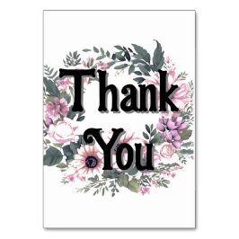 Bloem Label Dankjewel Krans Classy Coquette Kaart