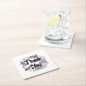 Bloem Label Dankjewel Krans Classy Coquette Kartonnen Onderzetters (Insitu)