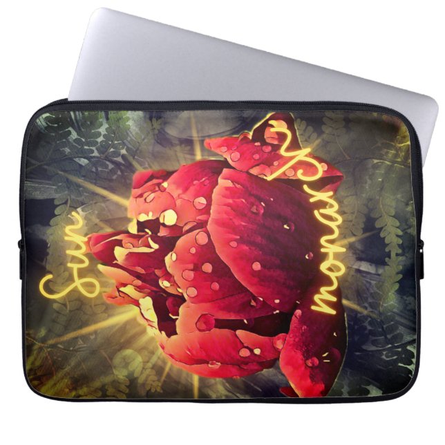 Bloem Laptop Sleeve (Voorkant)