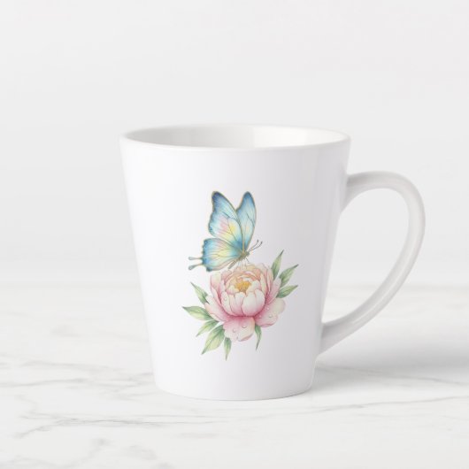 Bloem Latte Mok (Rechts)