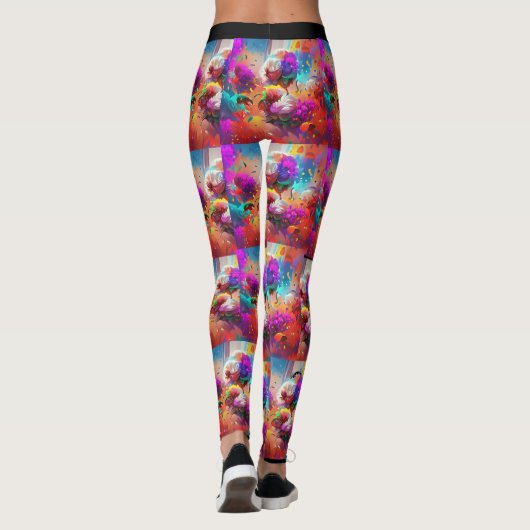 Bloem Leggings (Achterkant)