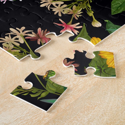 bloem legpuzzel (Zijkant)