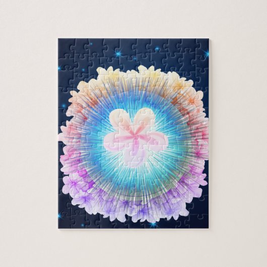 Bloem legpuzzel (Verticaal)